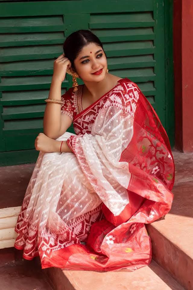 Durga Puja Special Exclusive Jamdani Saree by RNR