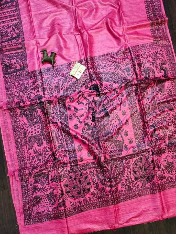 Ratanika Tussar Silk Saree Collection By Rank Never Retires - RANK NEVER RETIRES