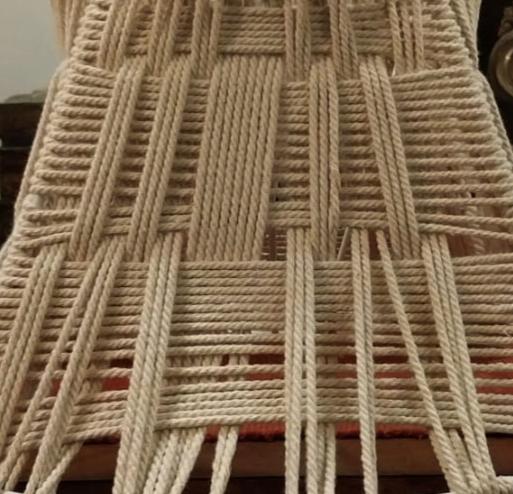 Handknitted Jute Monkey Shoulder Bottle Lamp