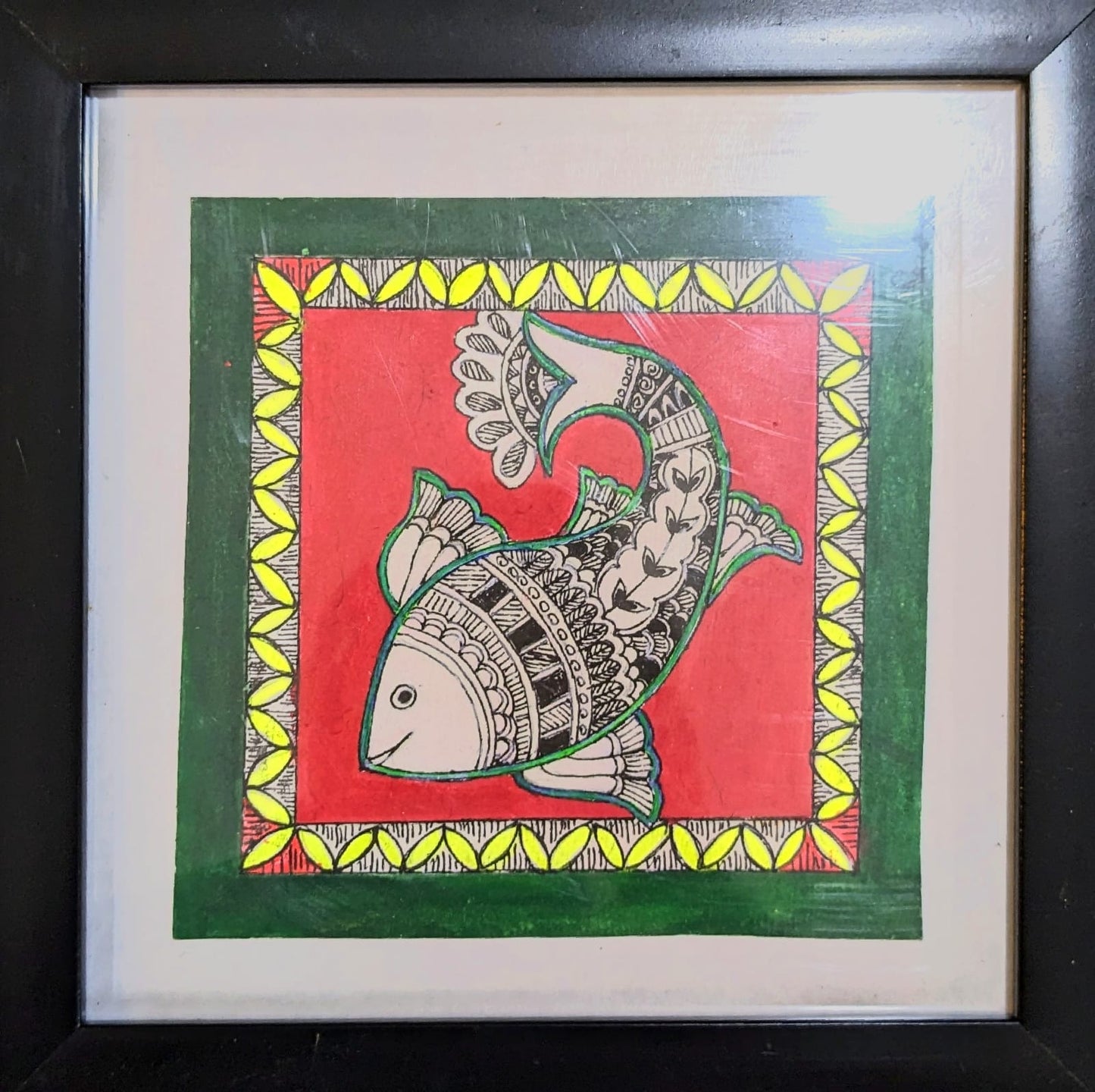 Colorful Acrylic Madhubani Paintings - 2 - RANK NEVER RETIRES