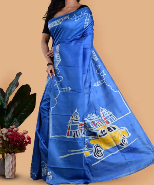 City of Joy! Bishnupuri Silk Saree by RNR