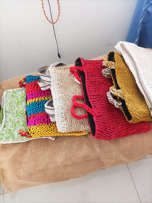 Handknitted Crochet Hand Bags by RNR