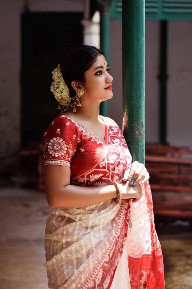 Durga Puja Special Exclusive Jamdani Saree by RNR