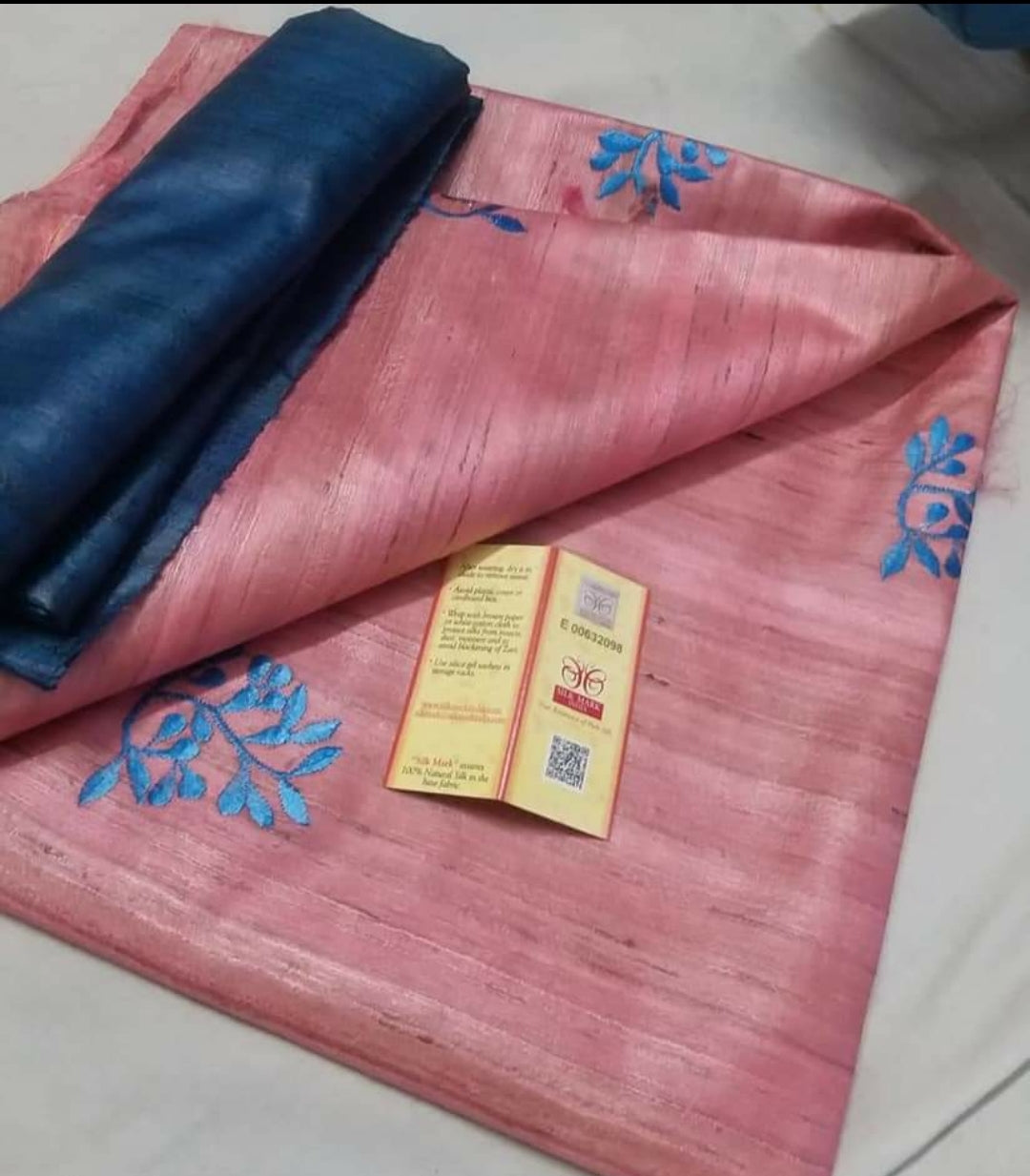 Embroidered Tussar Silk Saree with Zari | Zari Saree By Rank Never Retire