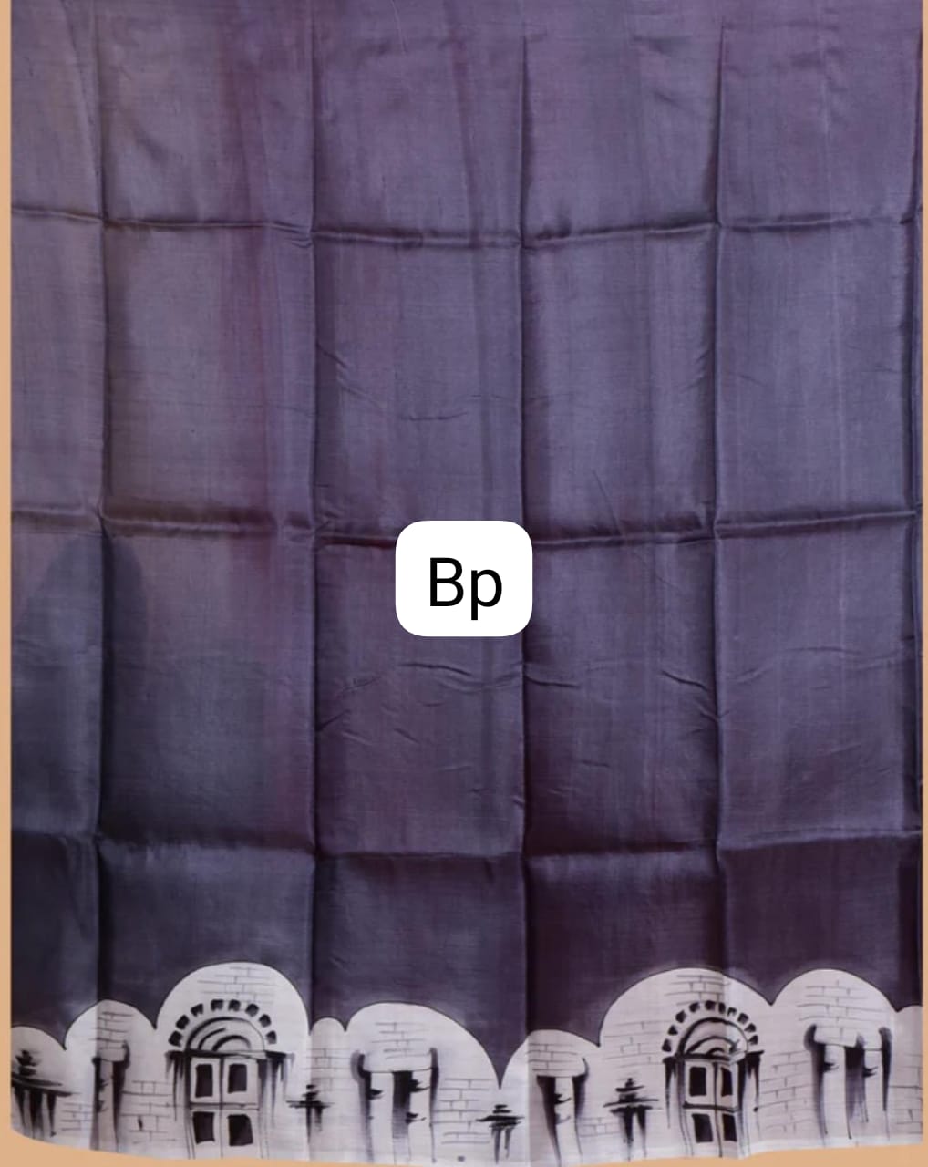 Hathgaadi Painted Bishnupuri Silk Saree by RNR