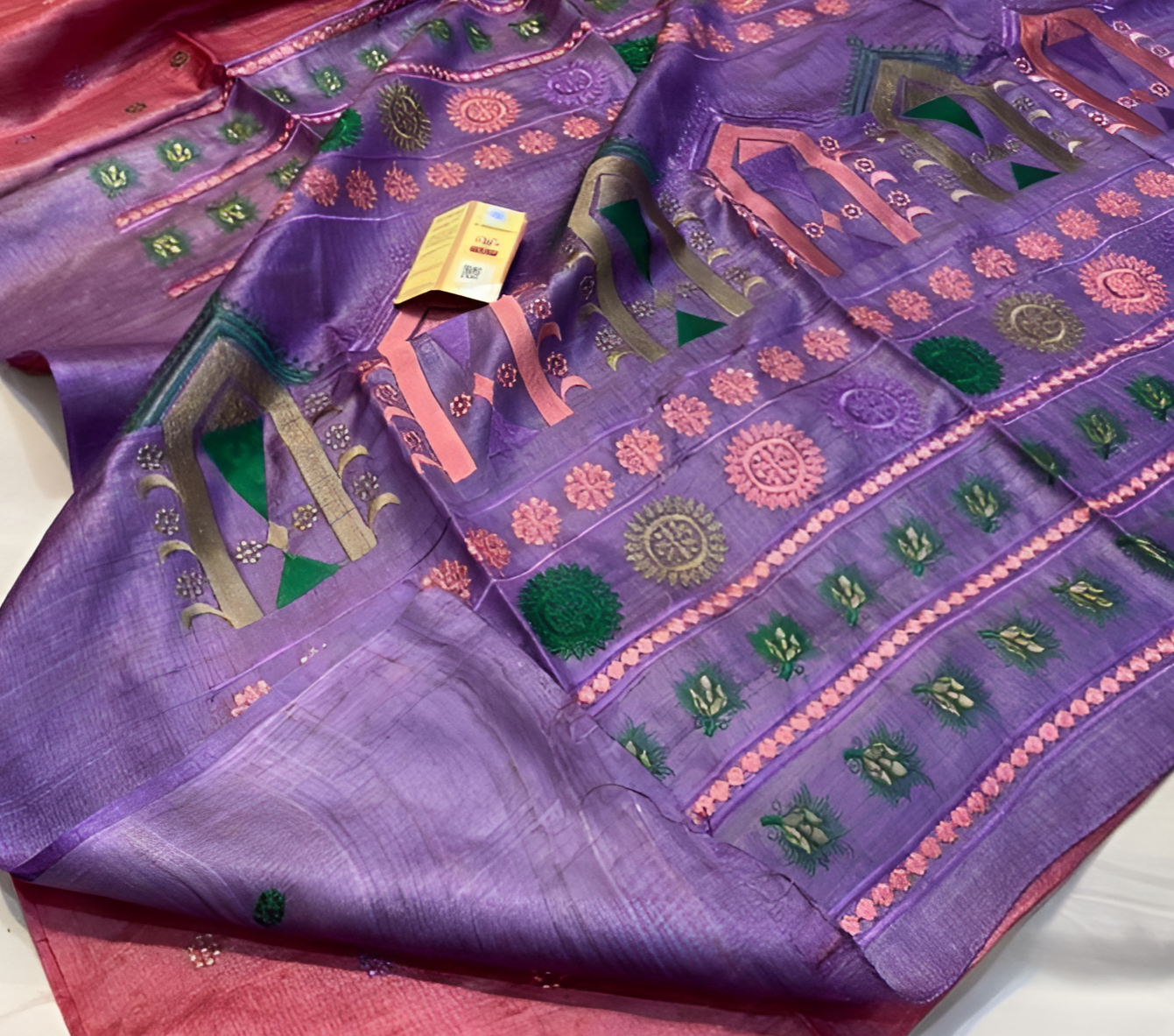 Jaipuri Royalty Tussar Saree By Rank Never Retires