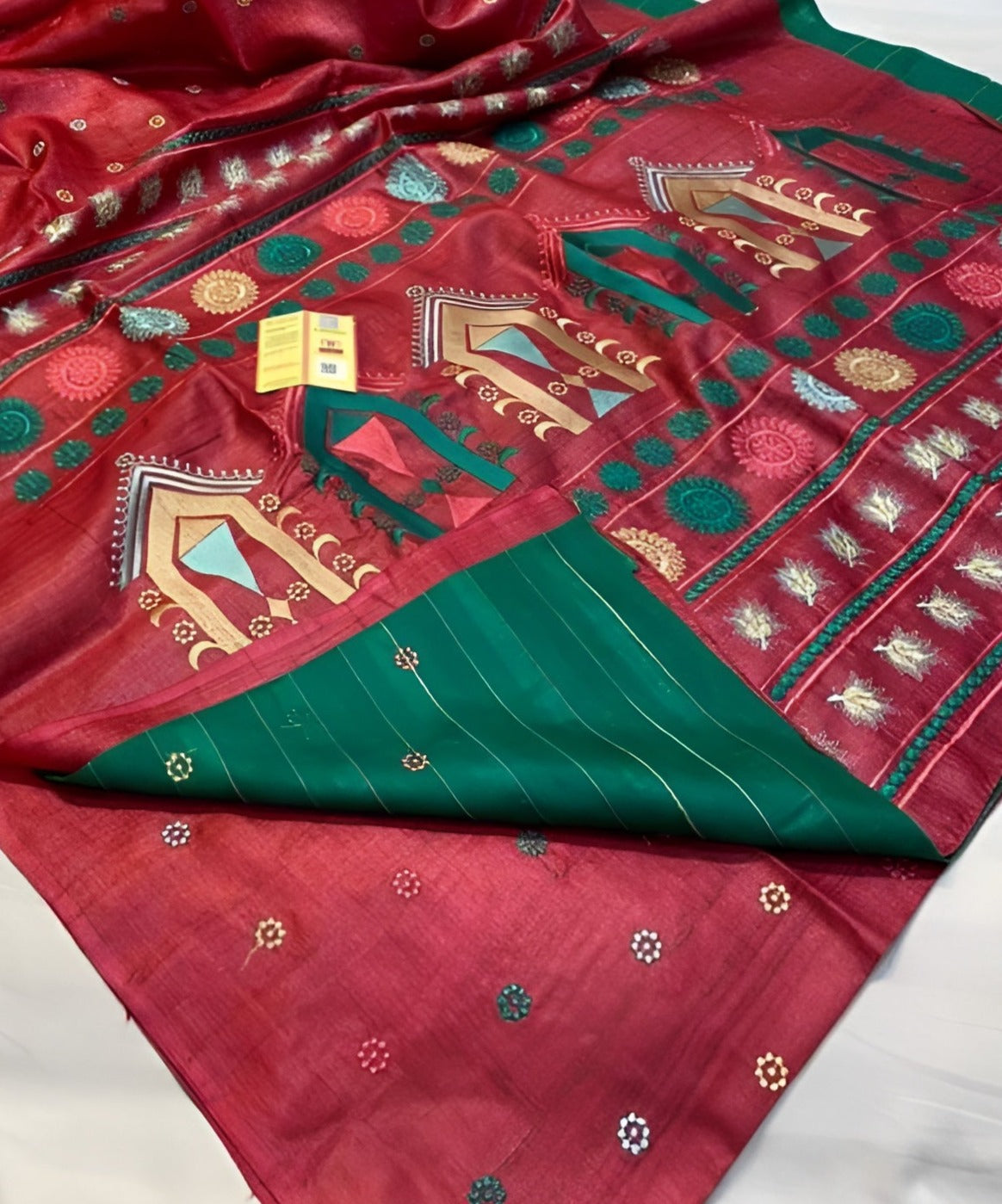 Jaipuri Royalty Tussar Saree By Rank Never Retires