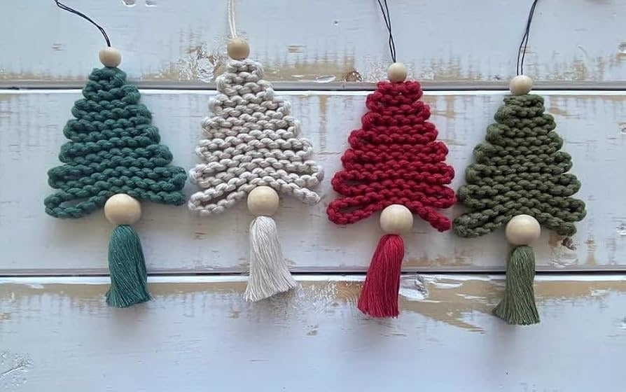 Macrame Christmas Tree Decor by RNR