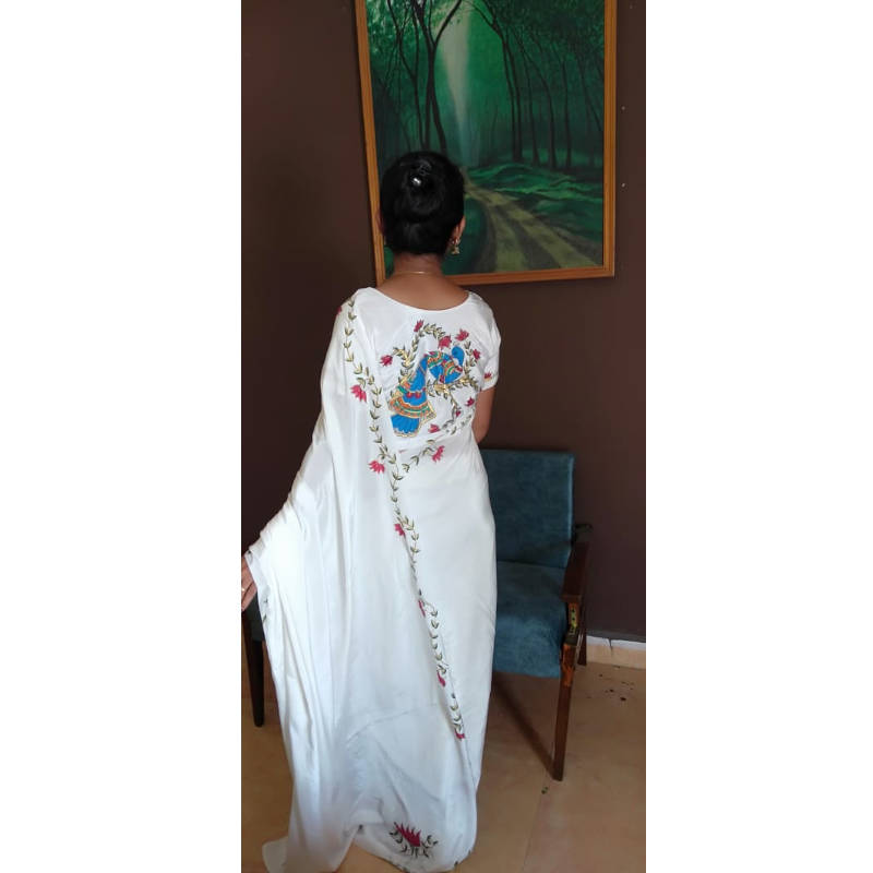 Baghban SIlk Saree by Rank Never Retires