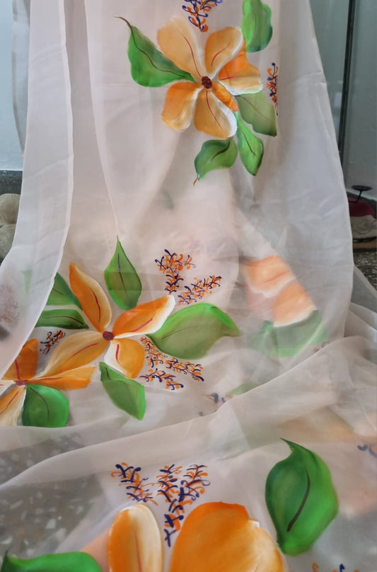 Boho Breeze Saree by Rank Never Retires