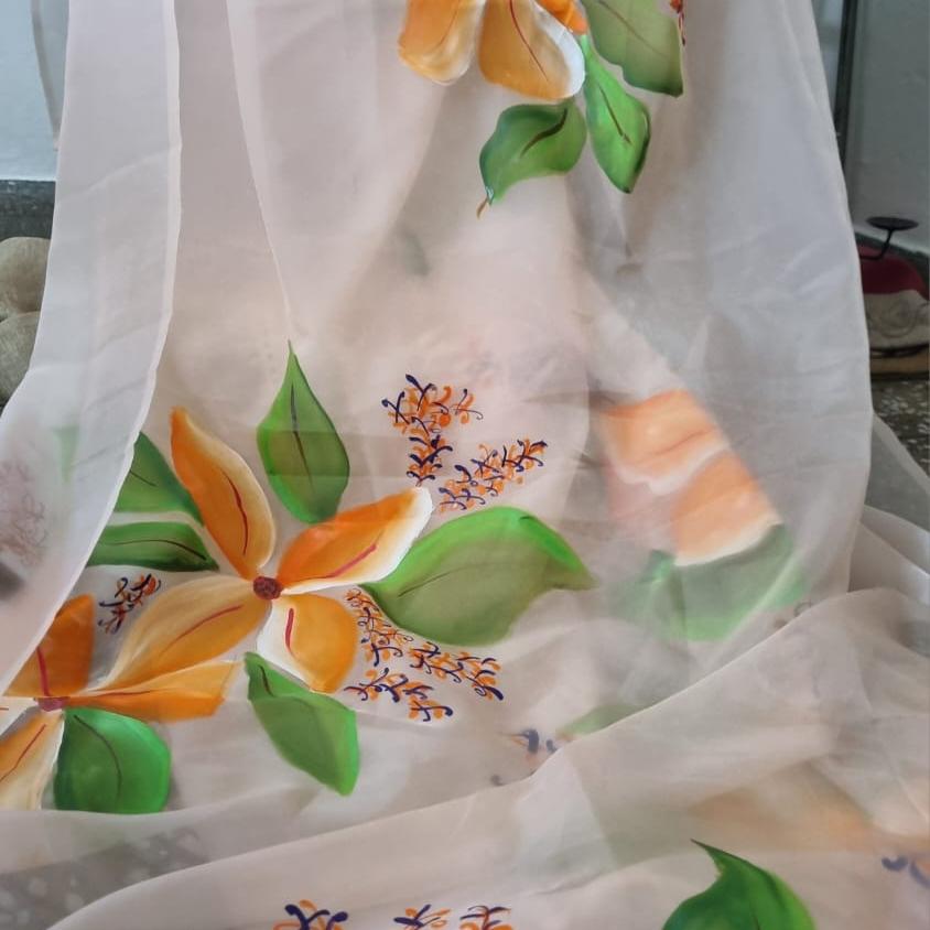 Boho Breeze Saree by Rank Never Retires