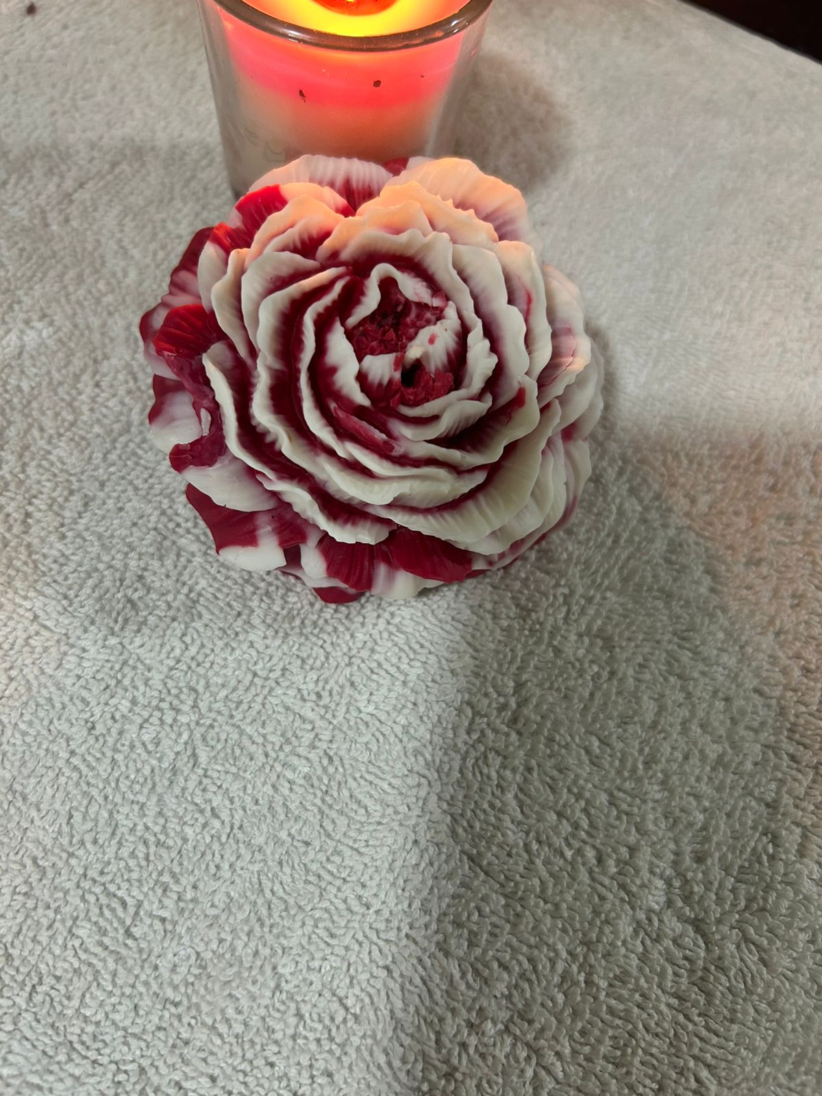 Handpoured and SMoke Free Soy Wax Peony Candle by RNR