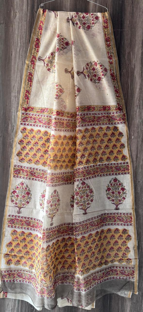 Pure Chanderi Silk Saree by RNR