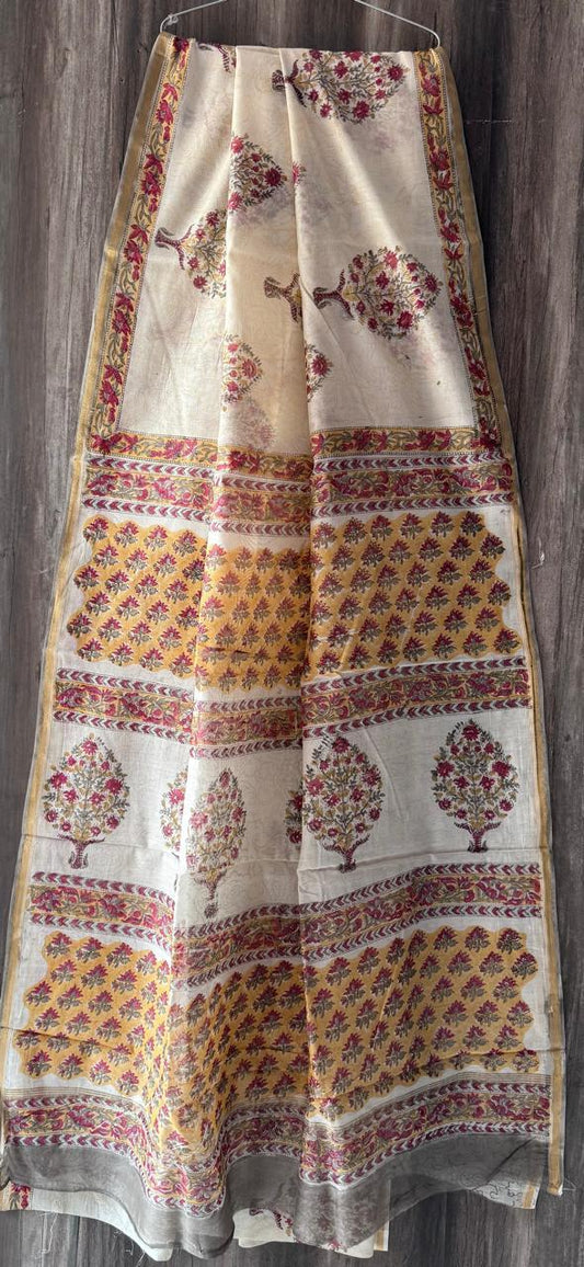 Pure Chanderi Silk Saree by RNR
