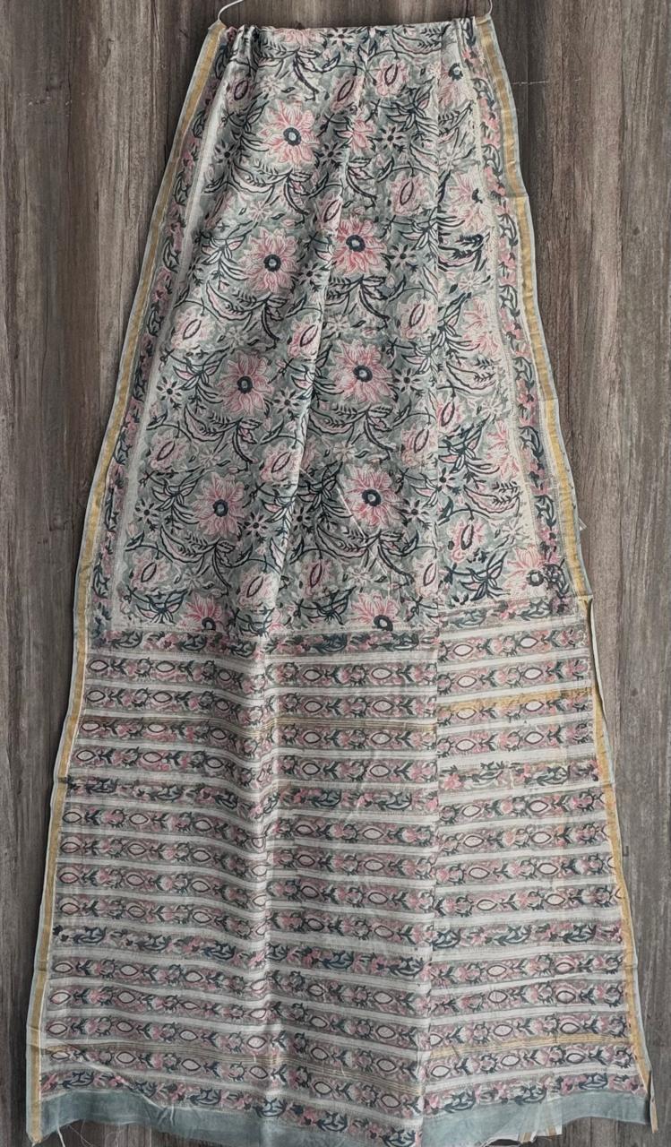 Pure Chanderi Silk Saree by RNR