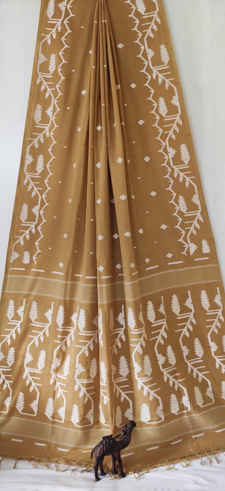 Pure Cotton Jamdani Butta Saree by RNR