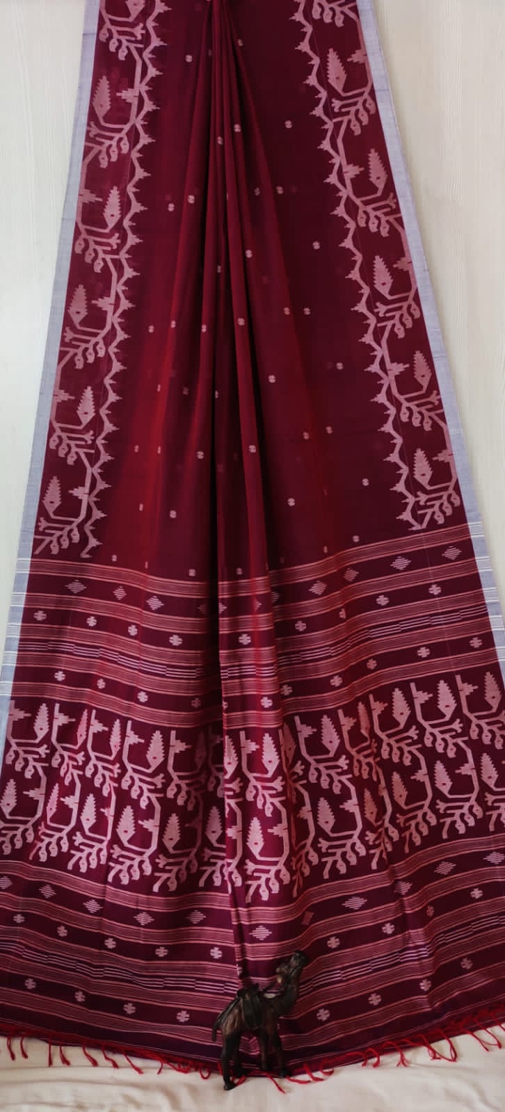 Pure Cotton Jamdani Butta Saree by RNR