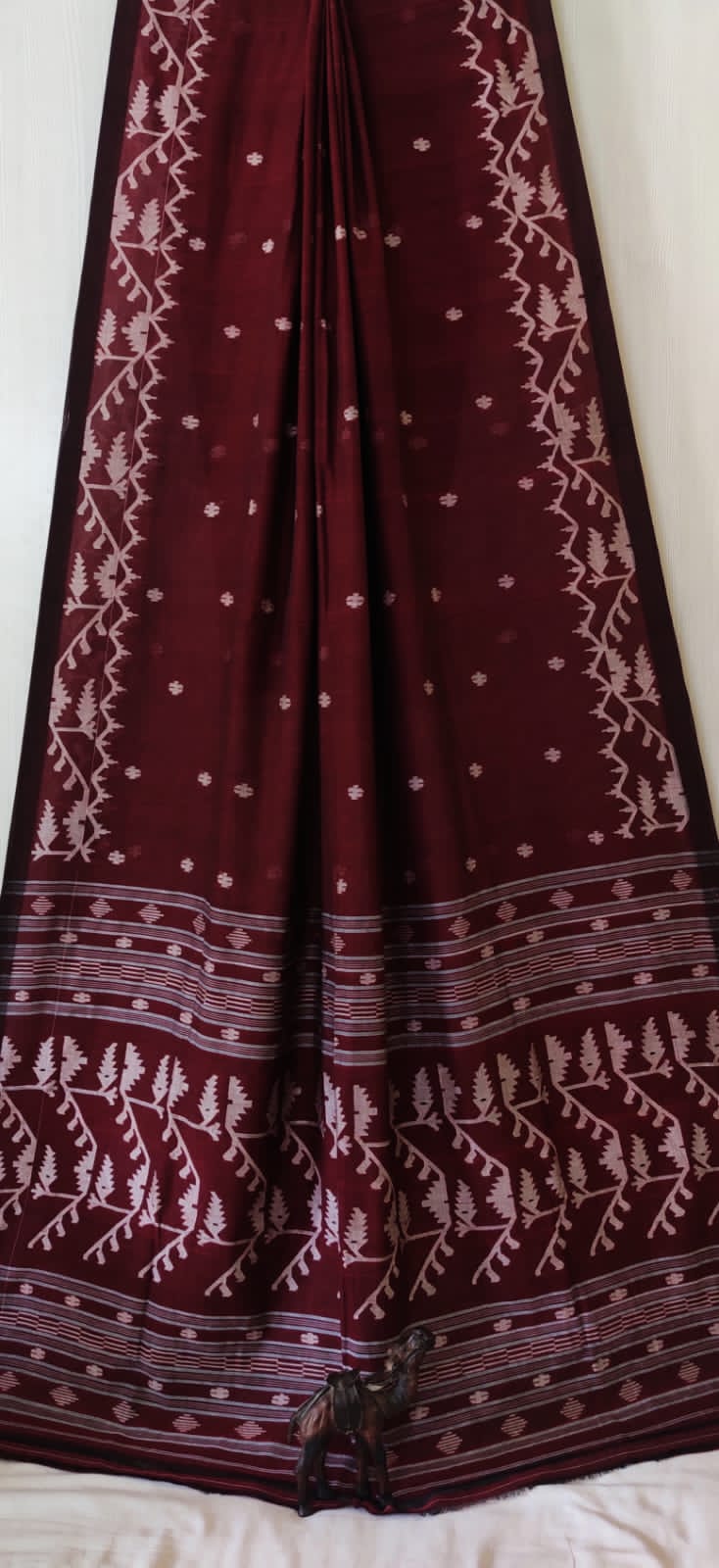 Pure Cotton Jamdani Butta Saree by RNR