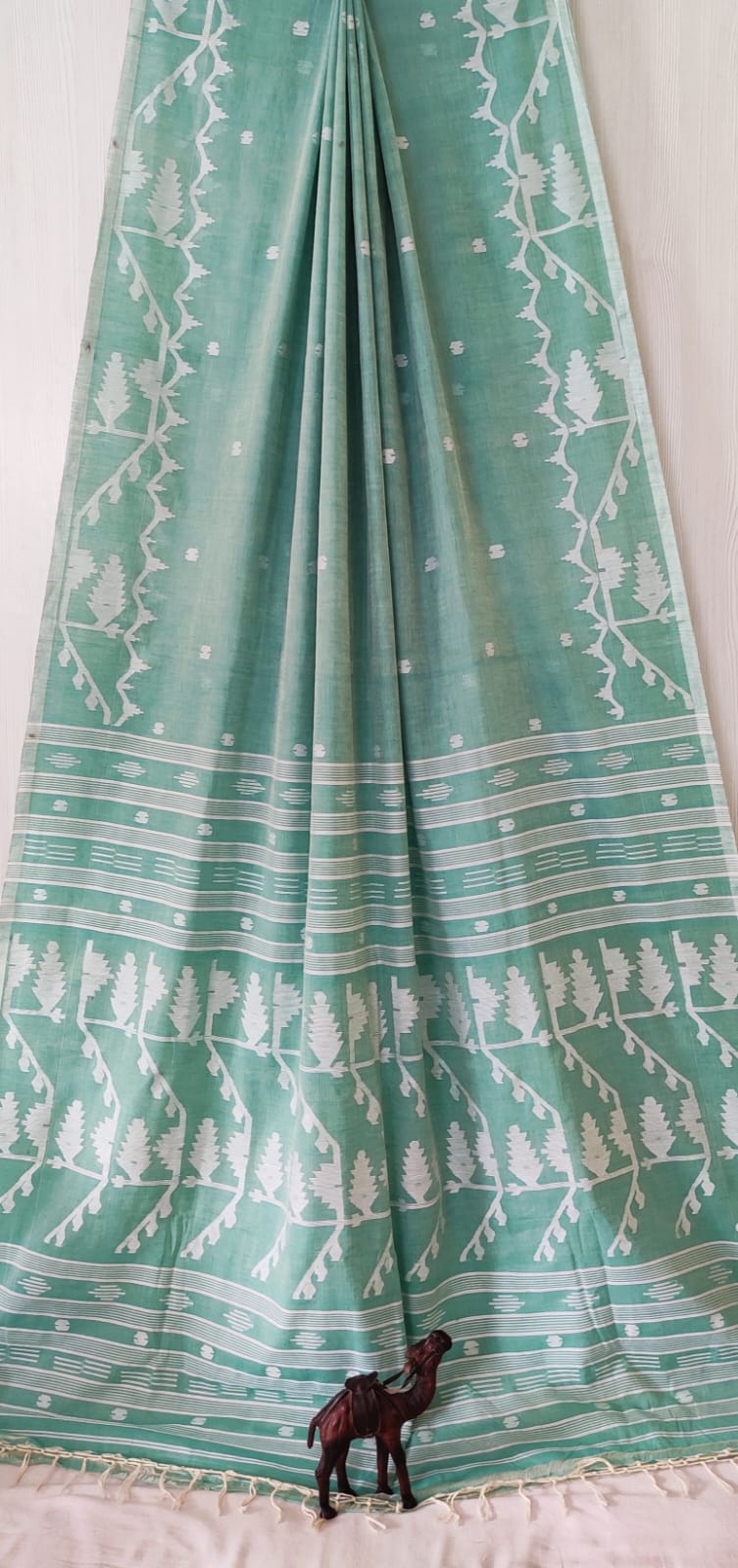 Pure Cotton Jamdani Butta Saree by RNR