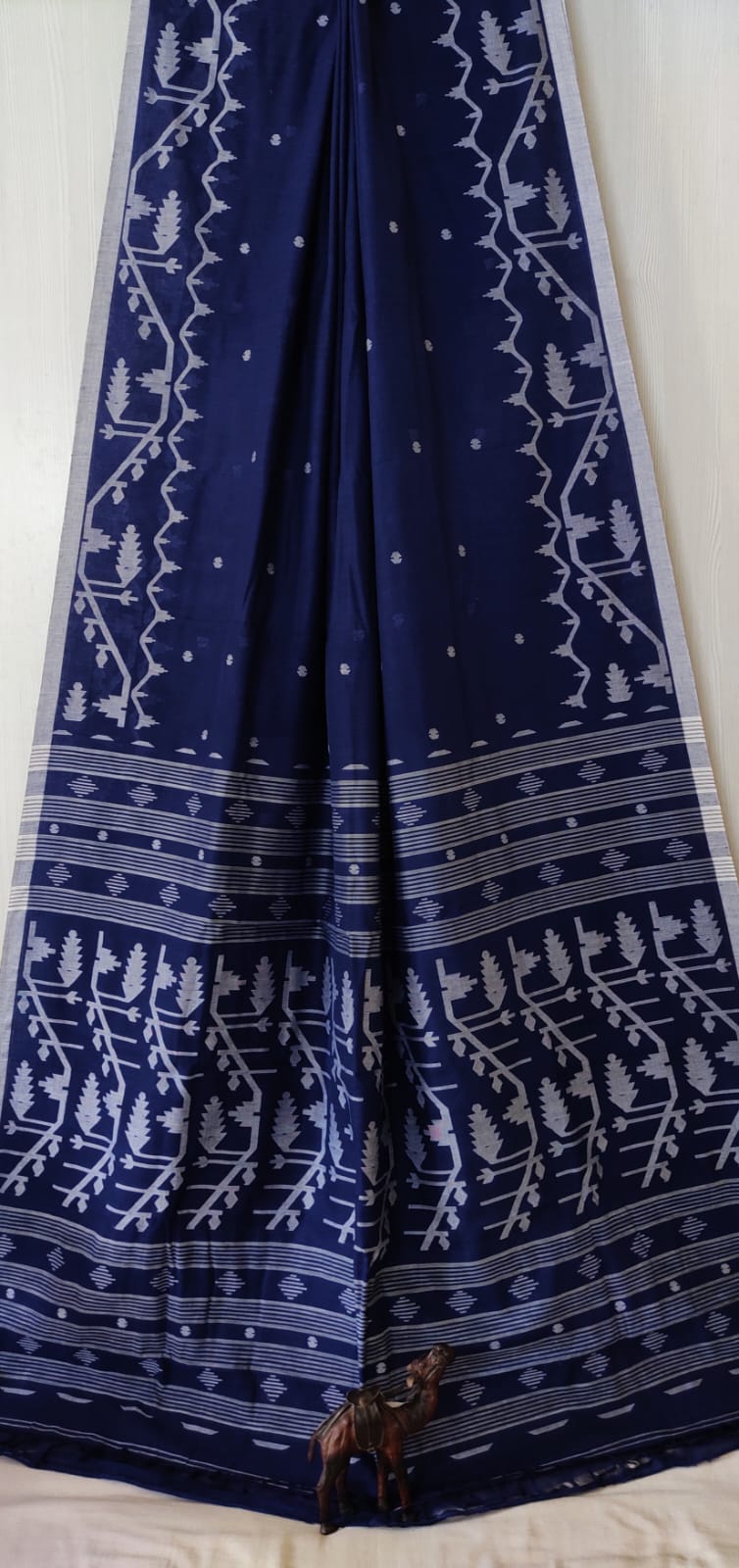 Pure Cotton Jamdani Butta Saree by RNR