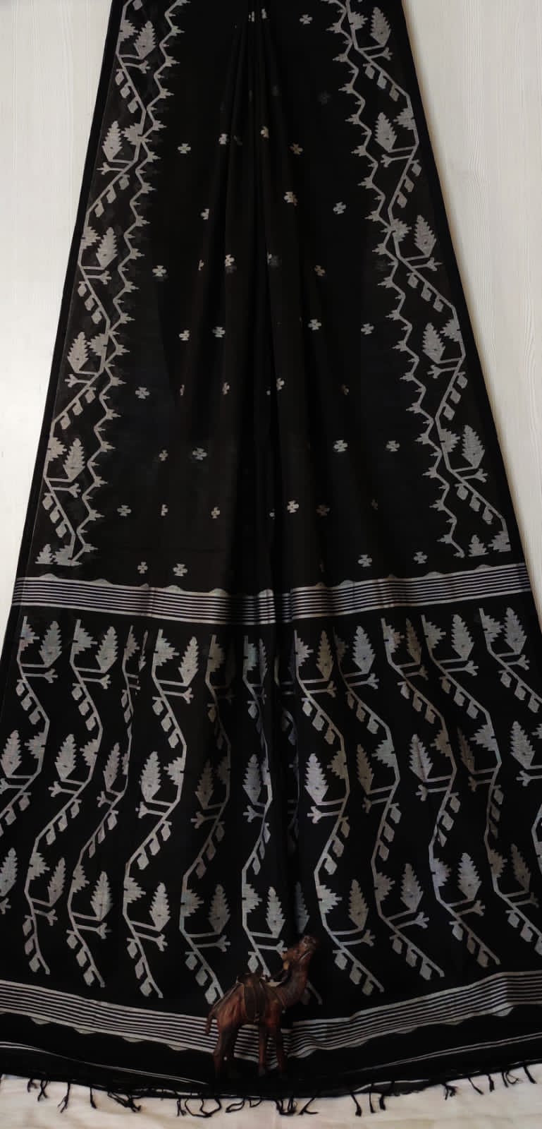Pure Cotton Jamdani Butta Saree by RNR