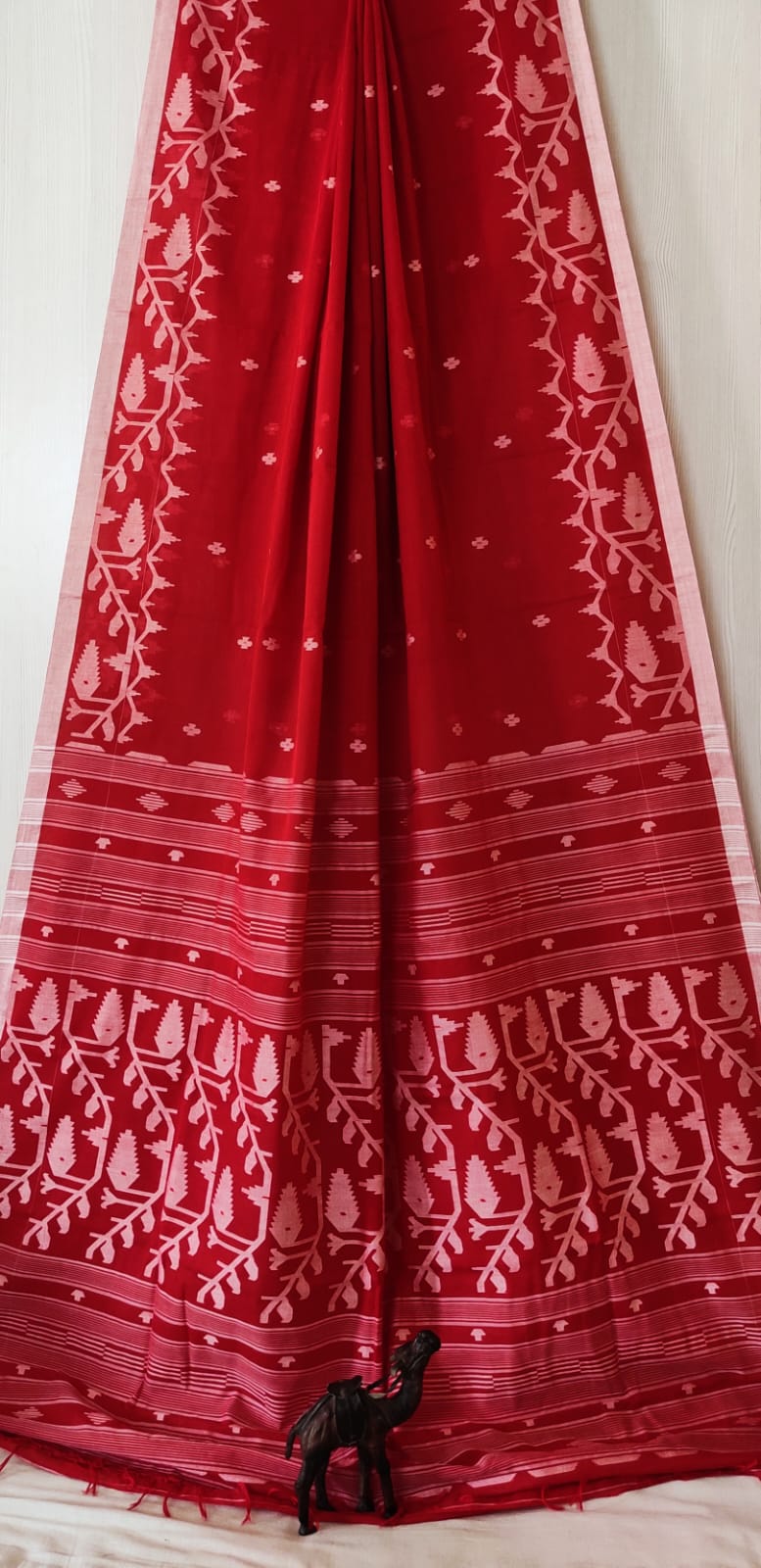 Pure Cotton Jamdani Butta Saree by RNR