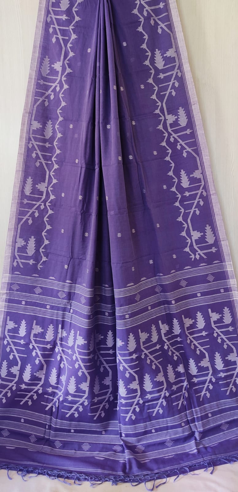 Pure Cotton Jamdani Butta Saree by RNR