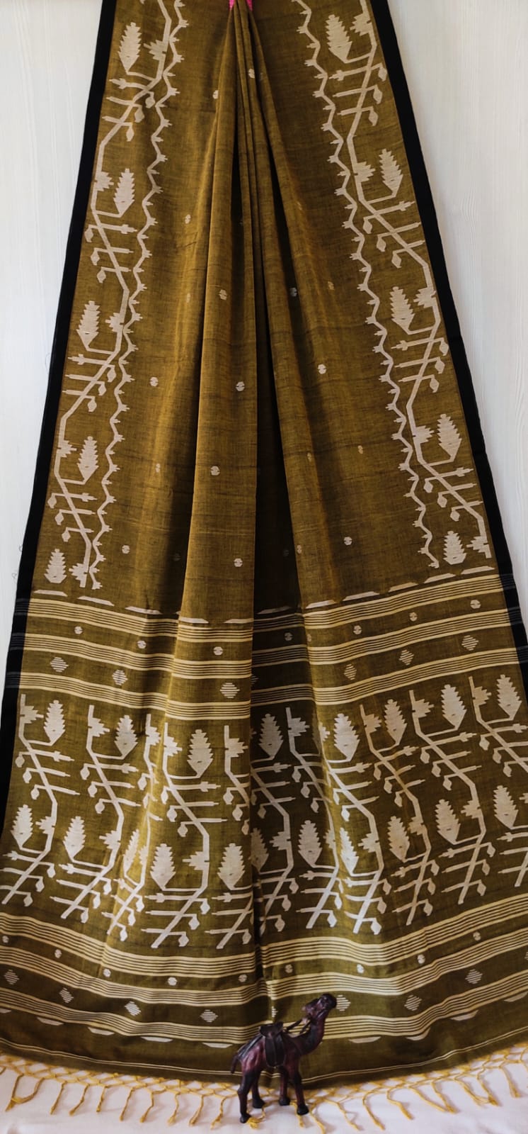 Pure Cotton Jamdani Butta Saree by RNR