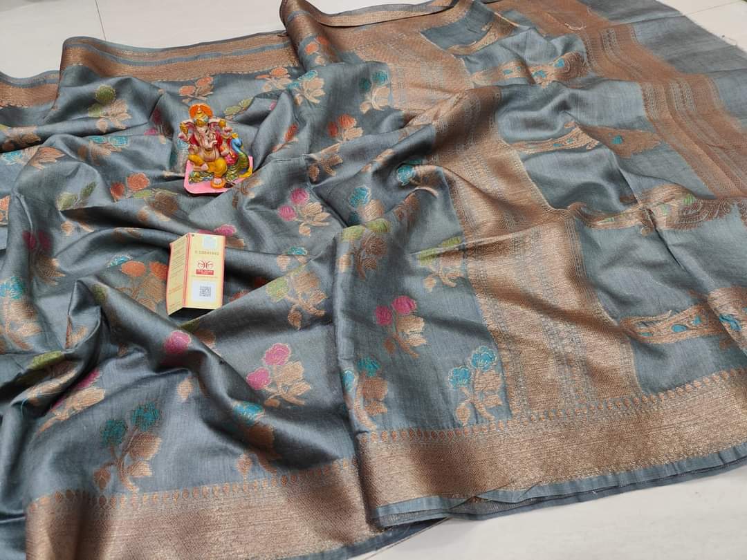 Ruhani Tussar Saree By Rank Never Retires