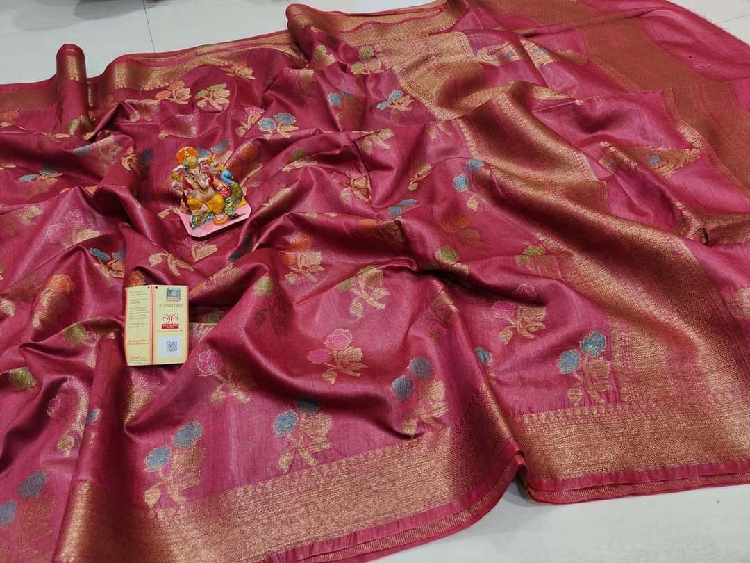 Ruhani Tussar Saree By Rank Never Retires