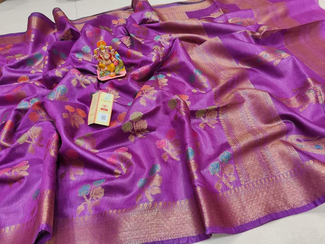 Ruhani Tussar Saree By Rank Never Retires