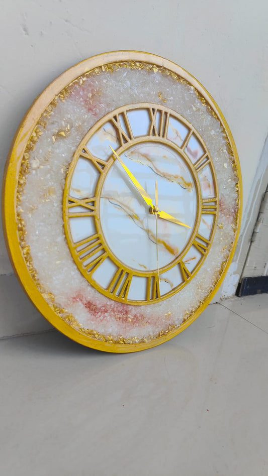 Resin Art with a Ring by Rank by Never Retires - 18 inches