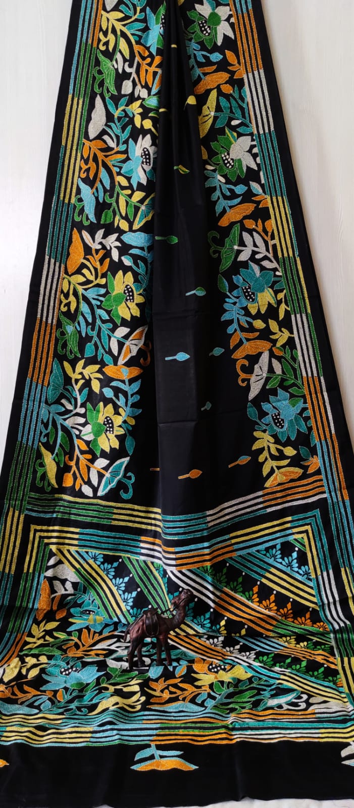 Mohini Kantha on Bangalore Silk