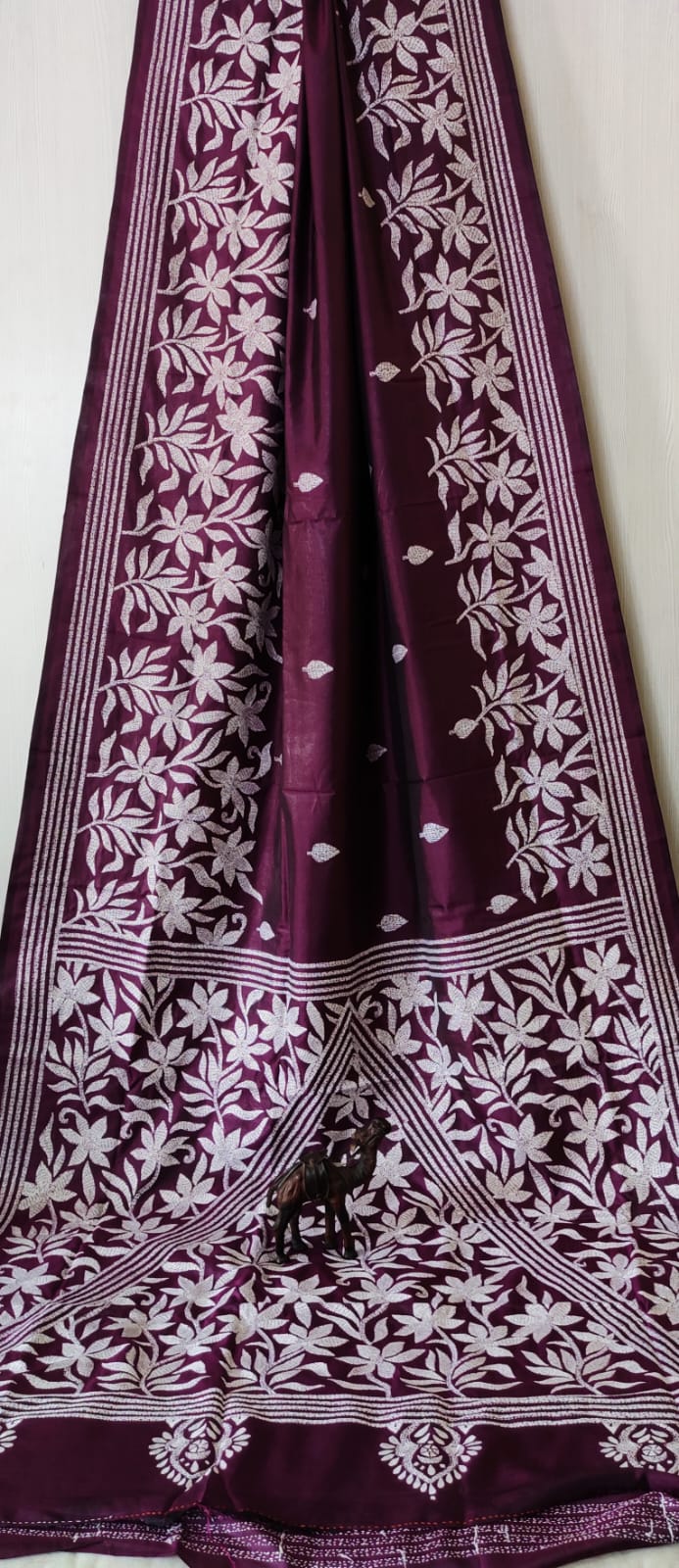 Mohini Kantha on Bangalore Silk