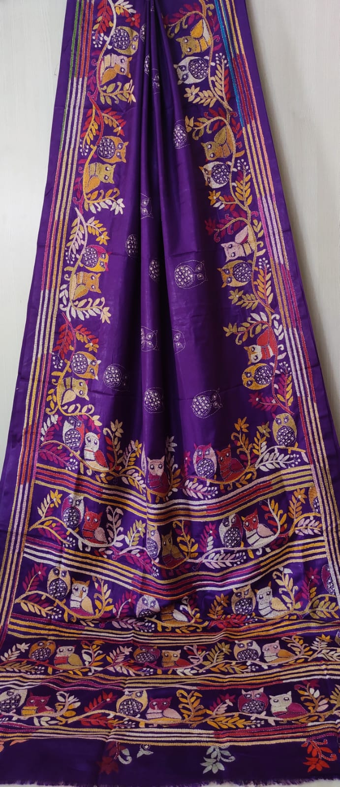 Mohini Kantha on Bangalore Silk
