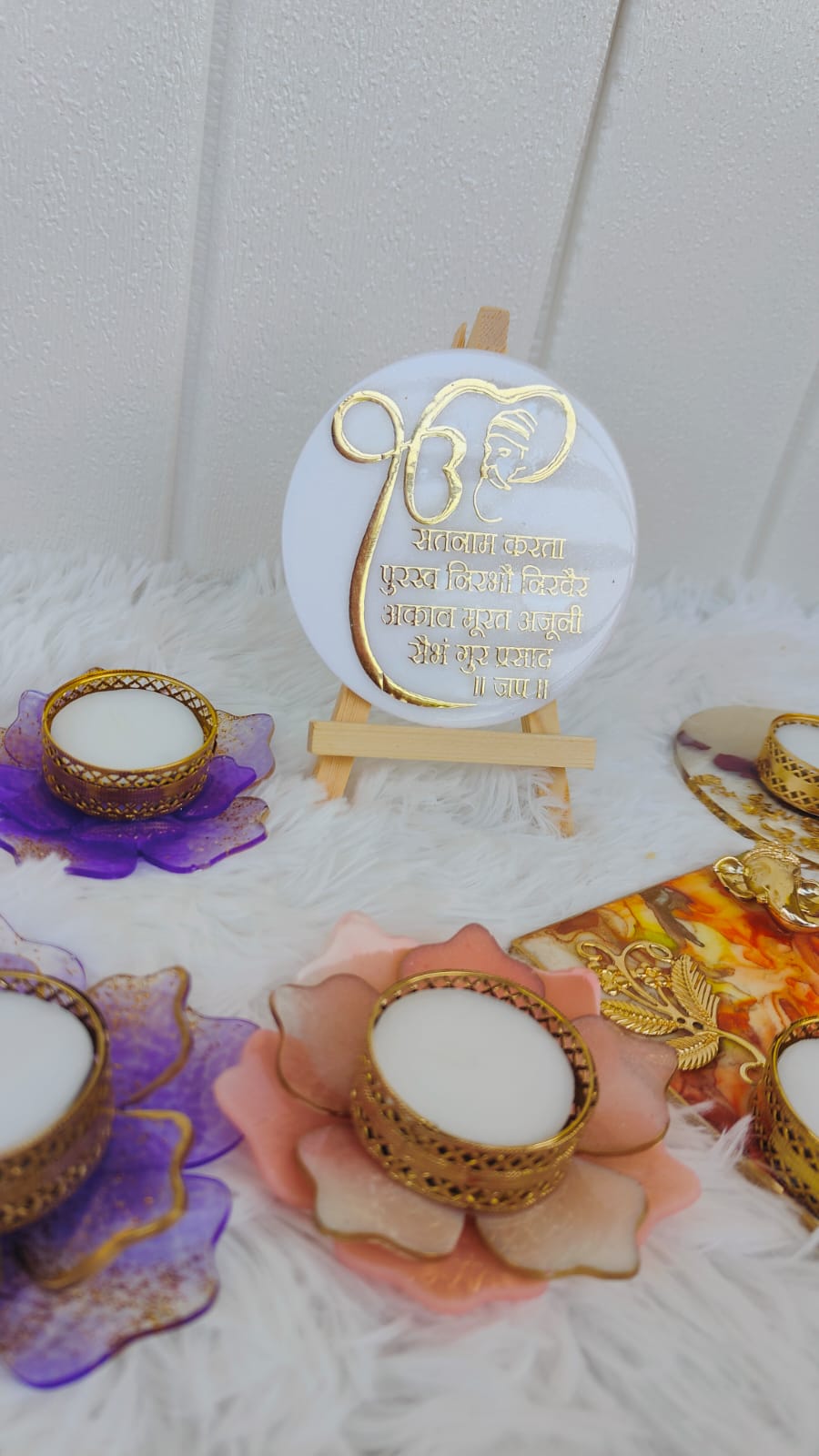 Resin Art Diyas for Diwali by RNR