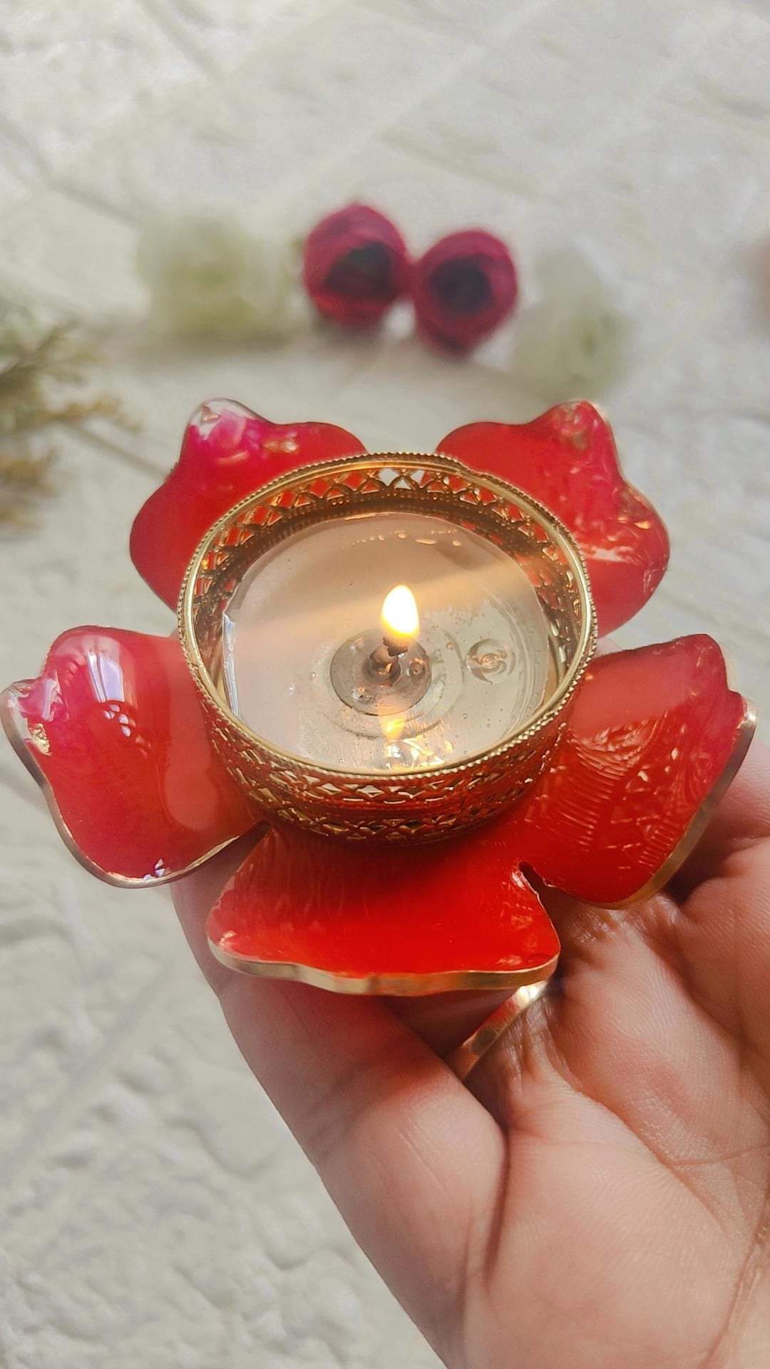 Resin Art Diyas for Diwali by RNR