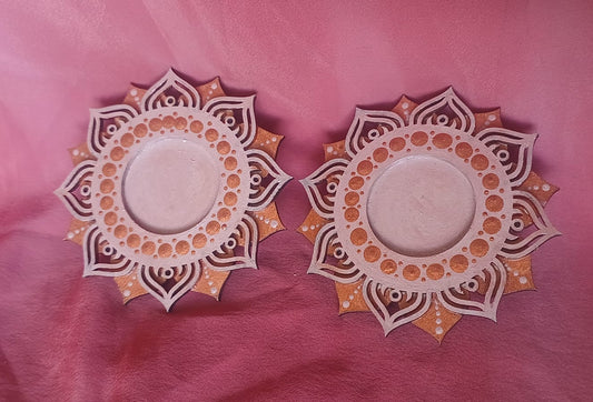 Surya Mandala Tea Light Holder by RNR