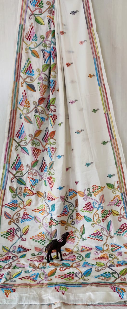 Mohini Kantha on Bangalore Silk