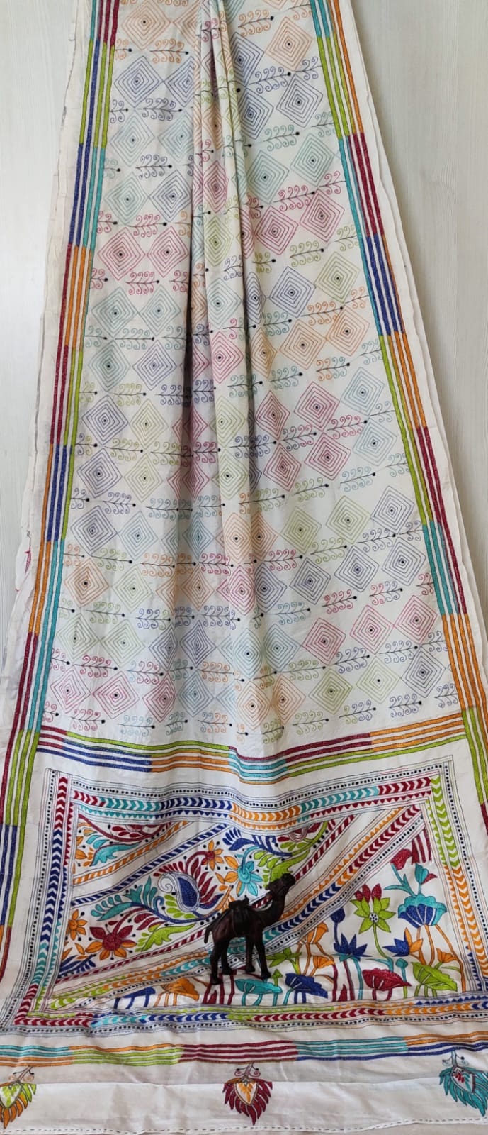 Mohini Kantha on Bangalore Silk
