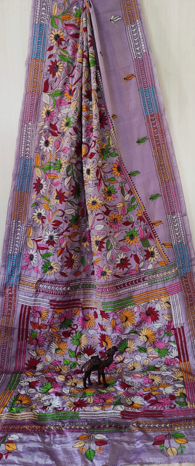 Mohini Kantha on Bangalore Silk