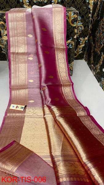 Swarna Banarsi Zari Tissue Banarsi Silk Saree