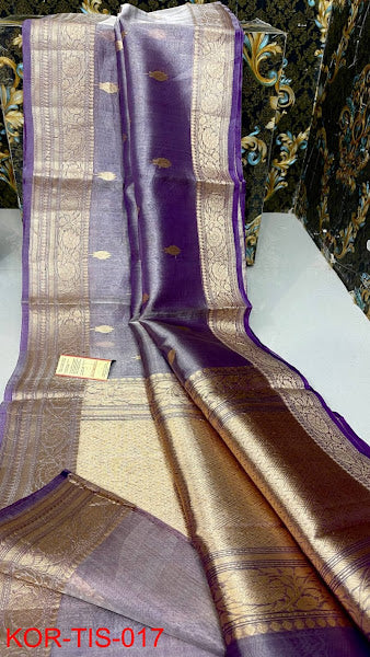 Swarna Banarsi Zari Tissue Banarsi Silk Saree
