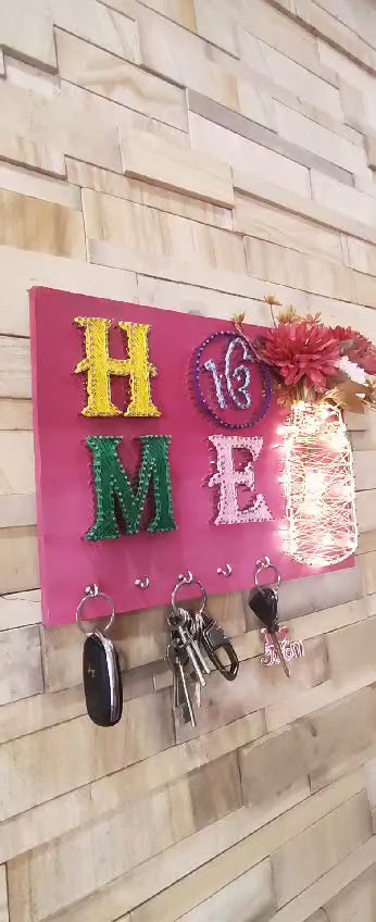 String Art Key Holder by RNR