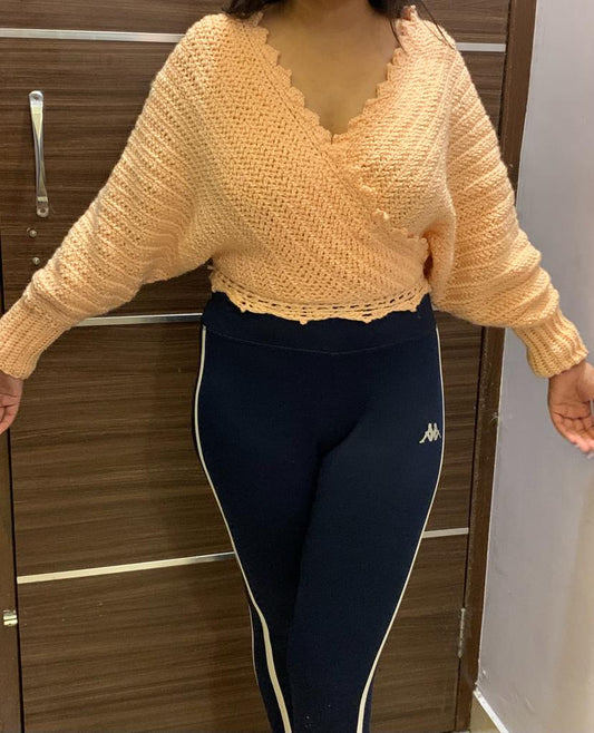 Customizable Crochet Winter Top - RANK NEVER RETIRES