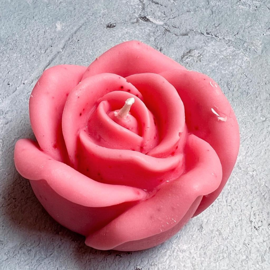 Rose Candle  By Rank Never Retires