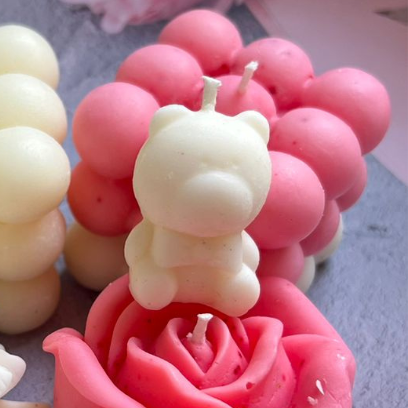 Teddy Candle By Rank Never Retires