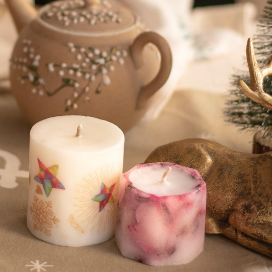 Snowflake Cupcake Candle Hamper By Rank Never Retires