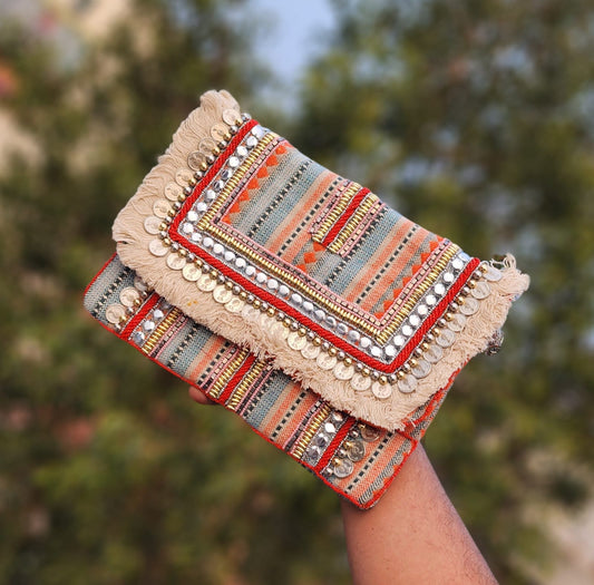 Stylish Jute Sling and Hand Purses - 8