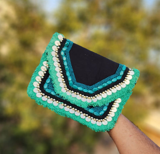 Stylish Jute Sling and Hand Purses - 7